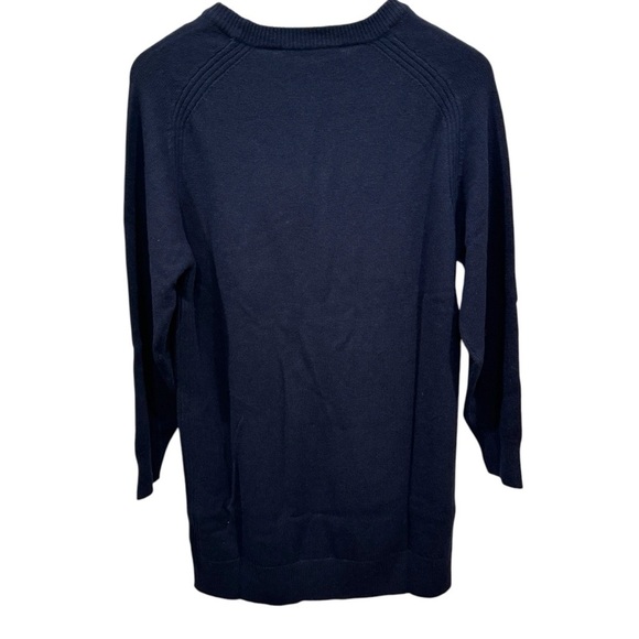 THAKOON Women's Navy Blue Midnight Wool Sweater Dress Size M - Picture 3 of 11